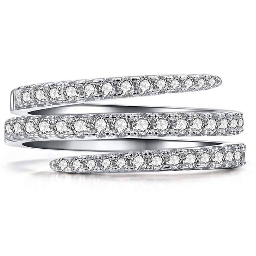 3 line Eternity Fashion Ring