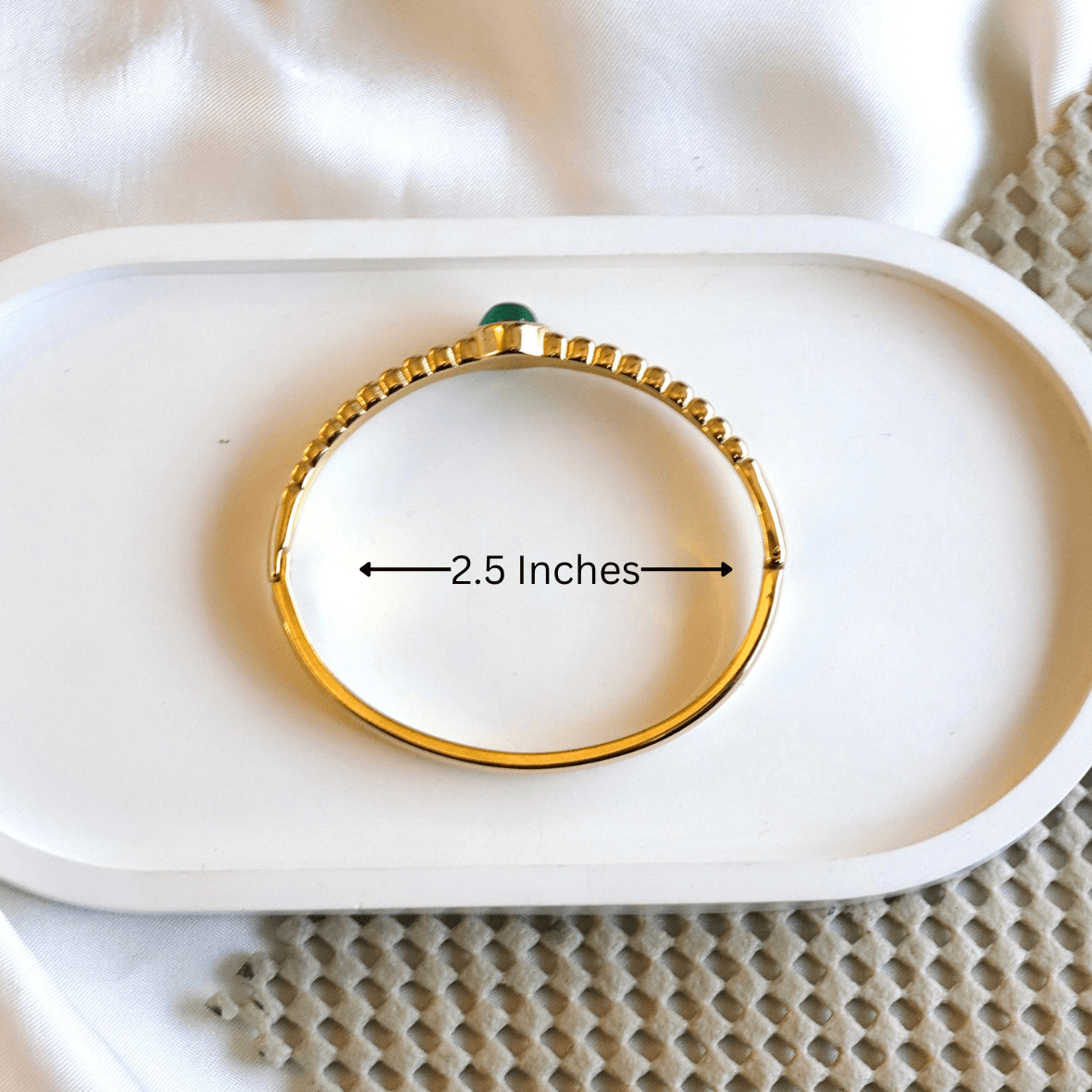 Luxury Emerald Bangle