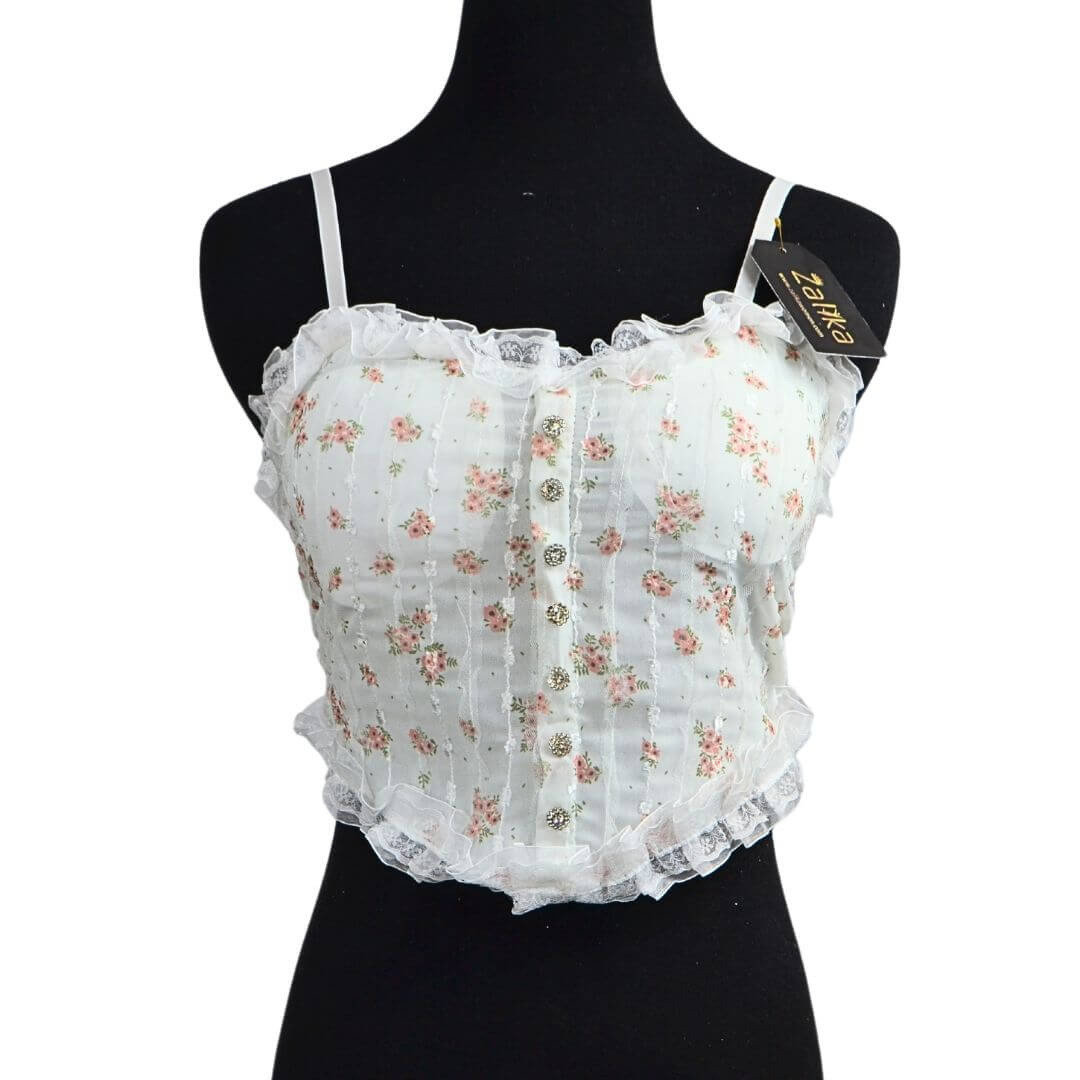 French Style Fancy top with strap