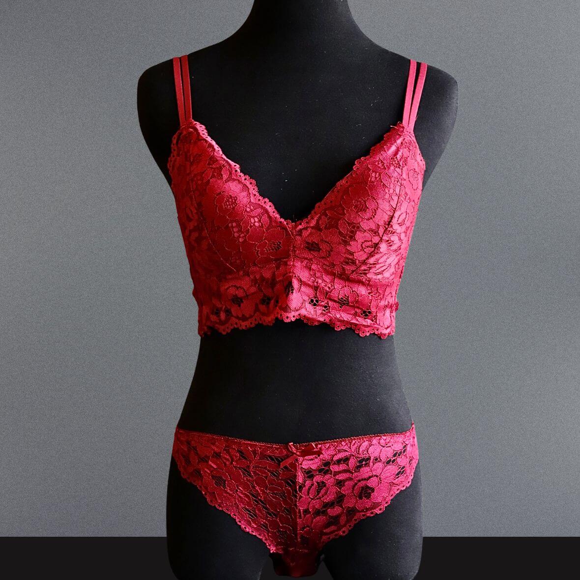 Fancy Lace Wireless Pushup Bra