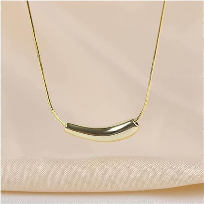 Gold Plated Geometric Necklace