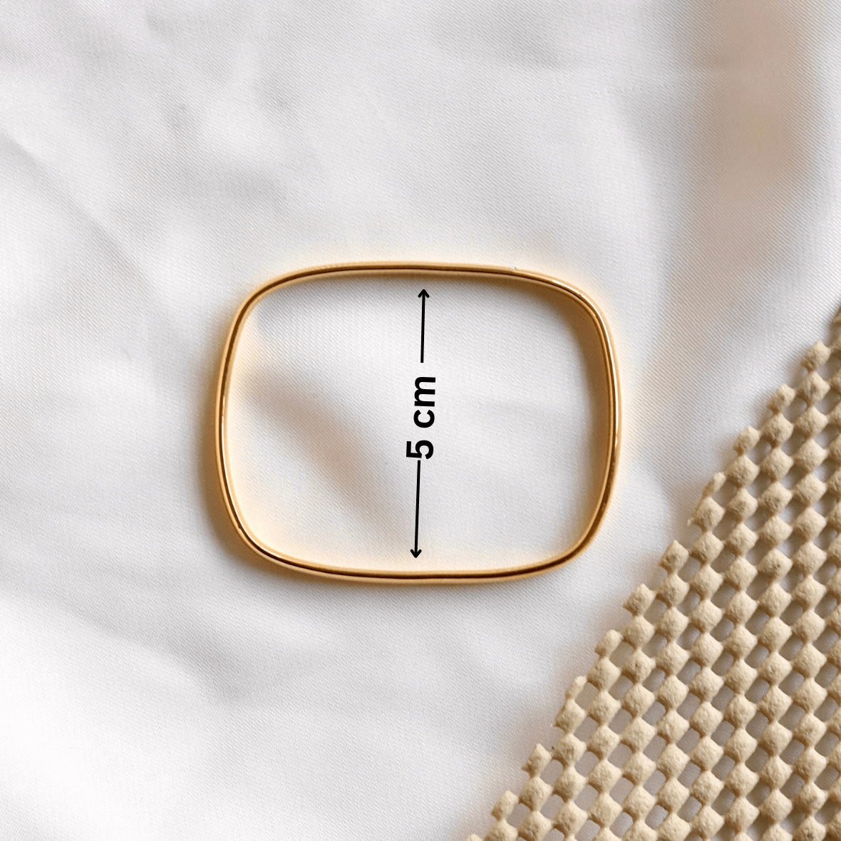 Titanium Steel Square Bangle