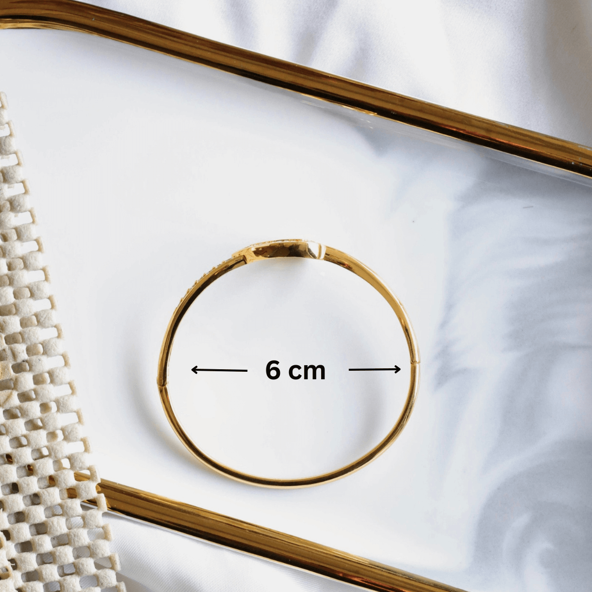 Heart Diamond Bangle