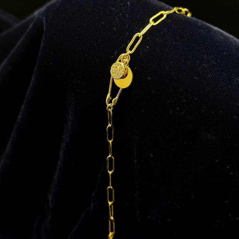 Brooch 18k Gold Plated Bracelet