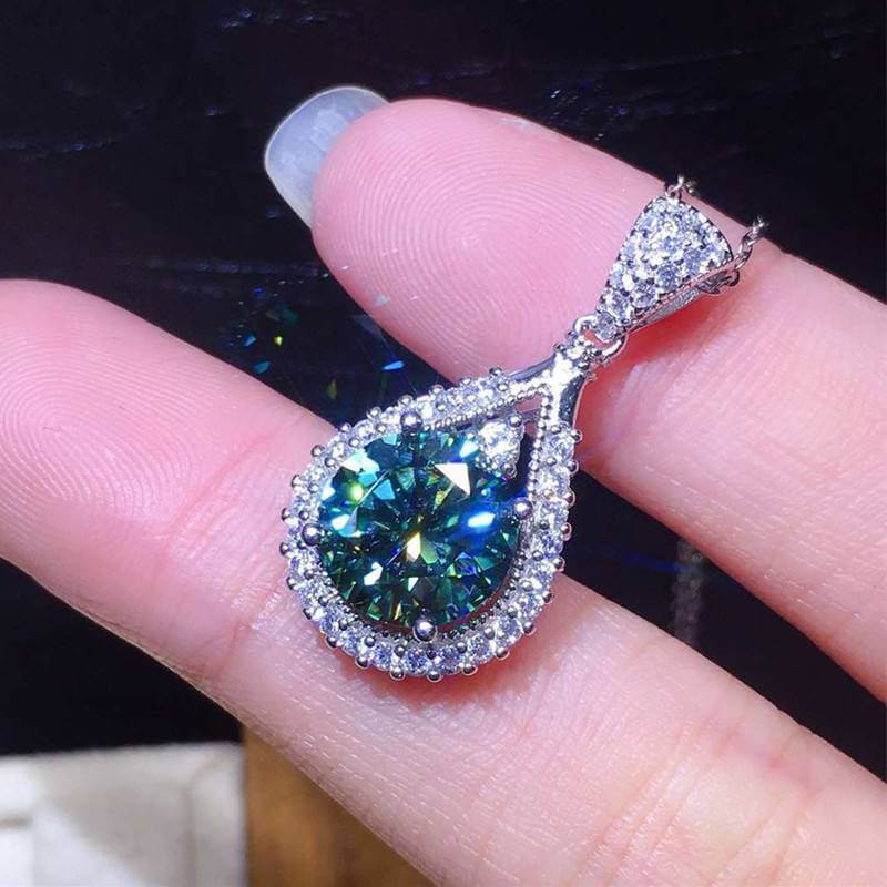 Green Cubic Zirconia Necklace