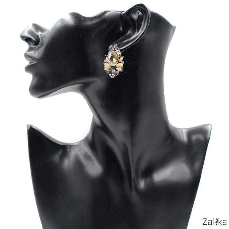 Champagne Crystal Earrings