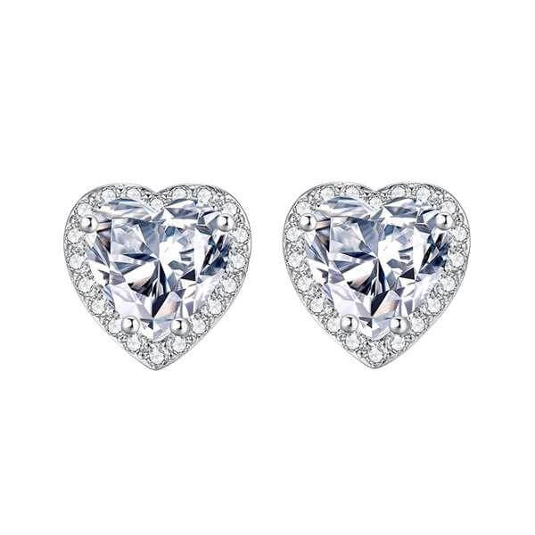 Cute Female Heart Studs