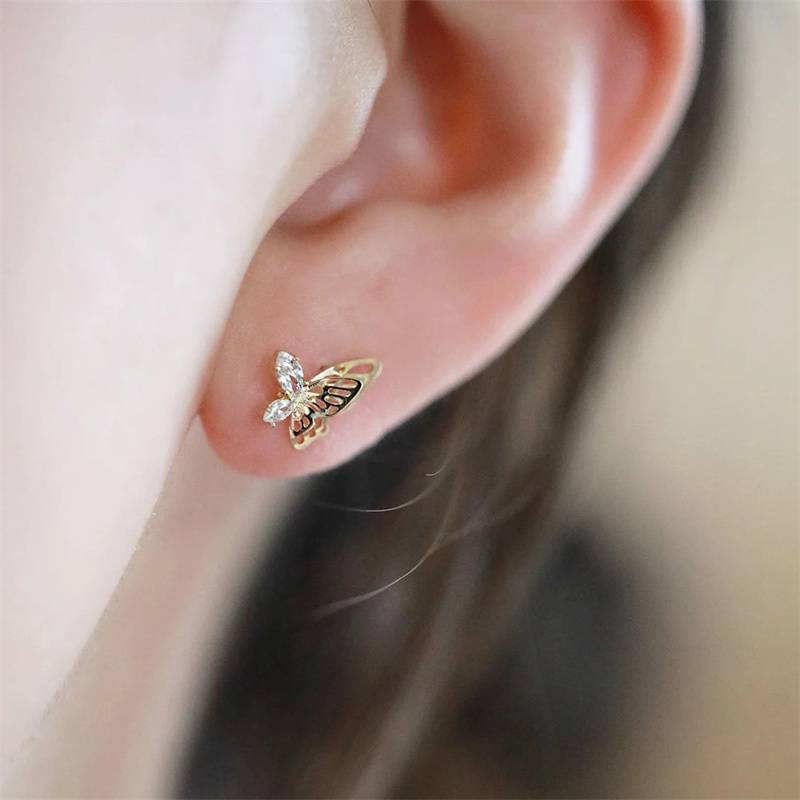 Butterfly Hollow Out Earrings