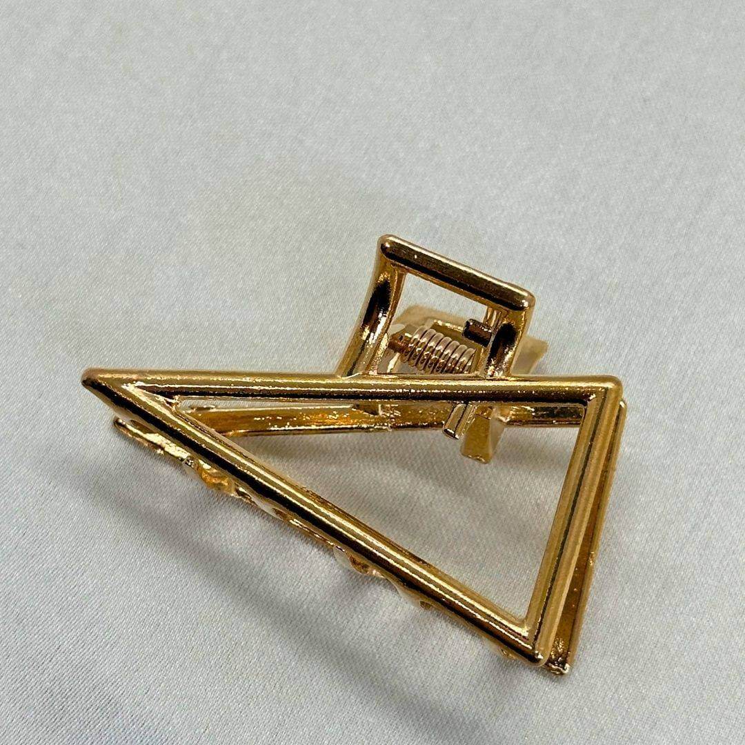 Gold Triangular Hair Clip