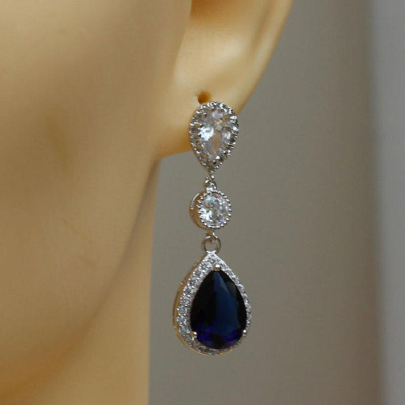 Sapphire Tear Drop
