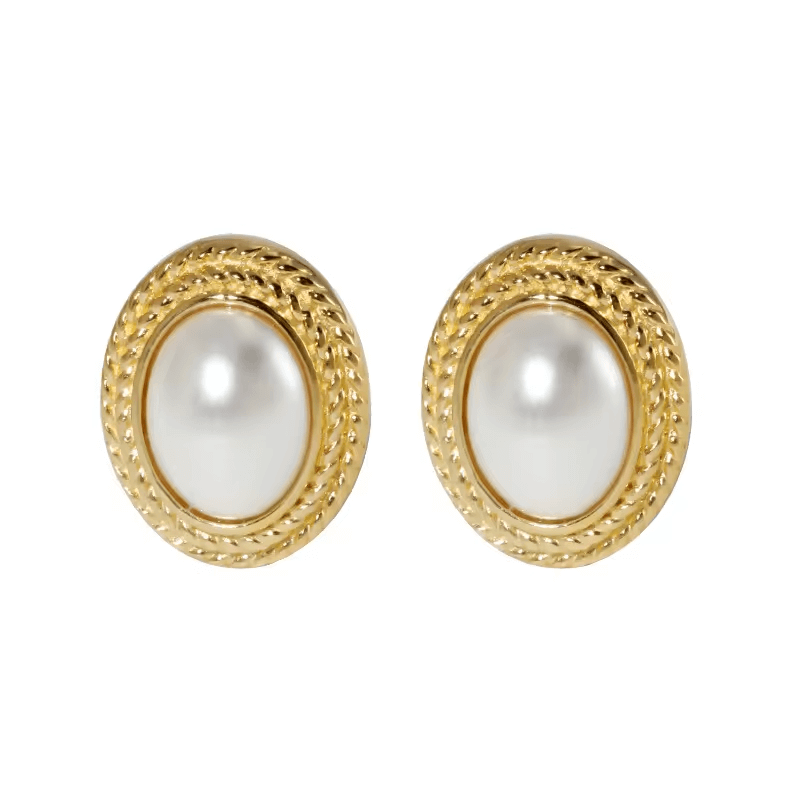 Pearl Stud Earrings