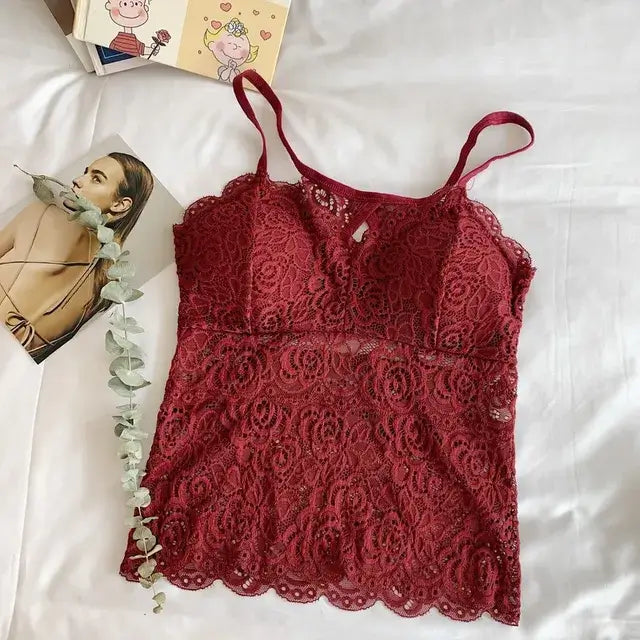 Floral Padded Tank Top