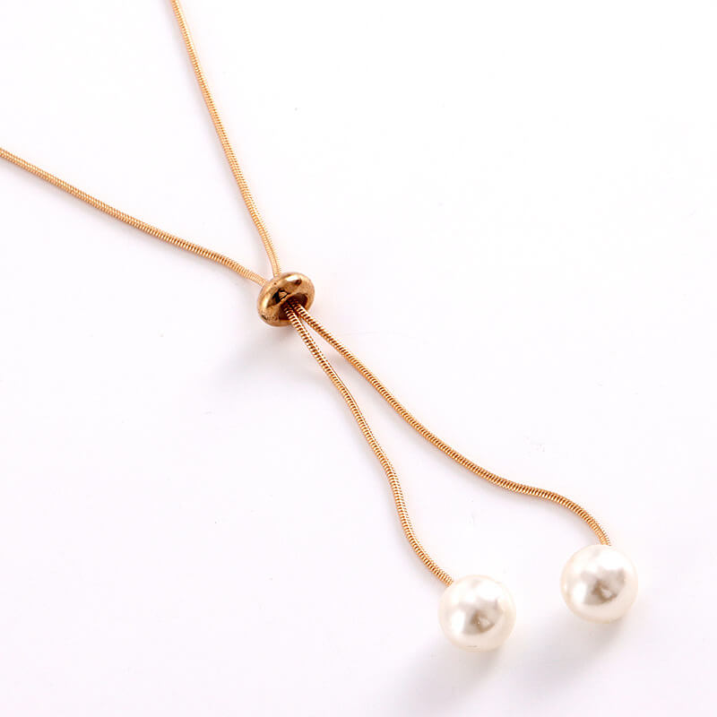 Adjustable Long Chain Necklace