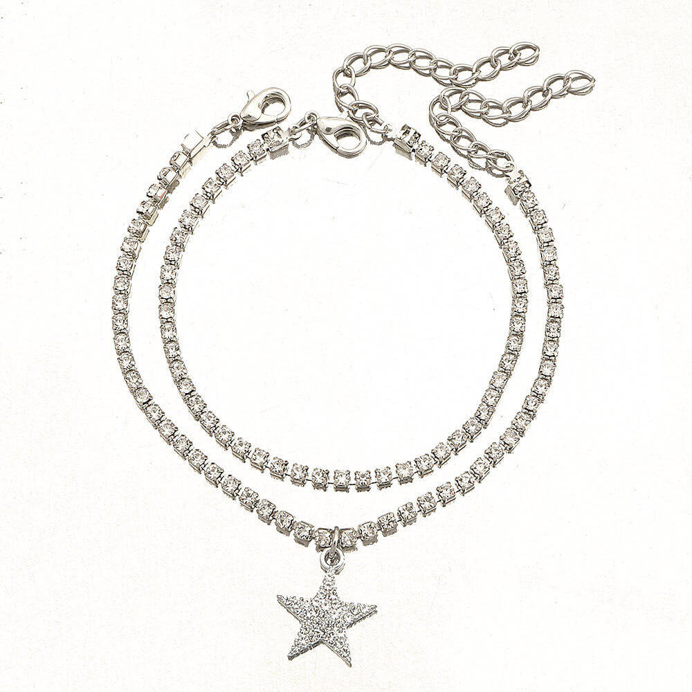 Bling Star Anklet
