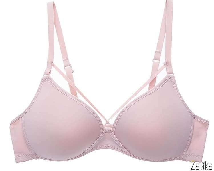 Deep V Neck Wire Free Bra