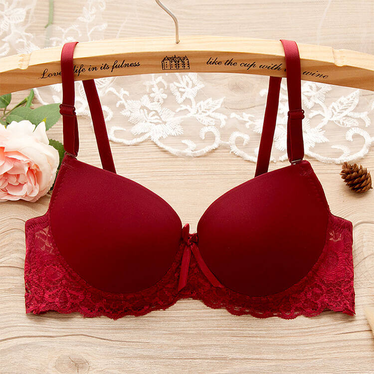 Lace underwire bra