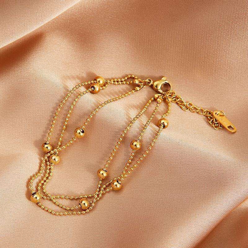 Stainless Steel Three-layer Bracelet