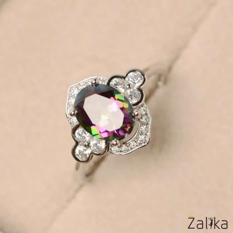 Oval Cut Zirconia Ring