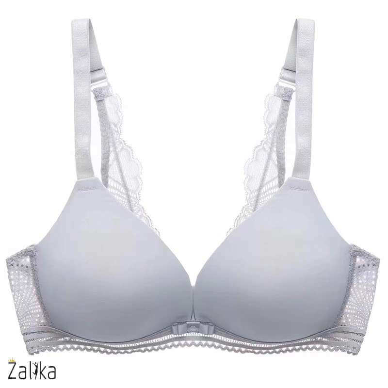 Back lace Wire free Bra
