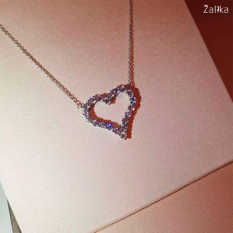 Hollow Heart Necklace