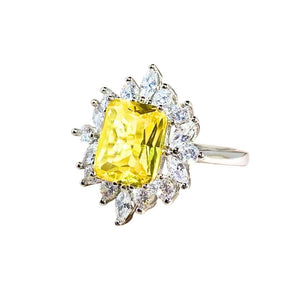 Sunshine Yellow Sapphire Ring