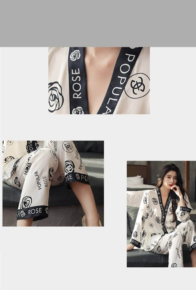 Luxury silk night wear - kelly Rose