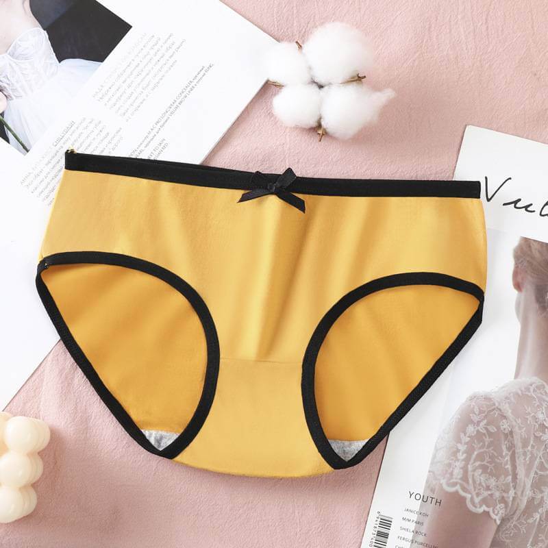 Cotton Panties Pack Of 3 (Yellow ,White , Grey)