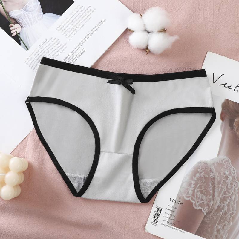 Cotton Panties Pack Of 2 (Large)( Black, Grey)