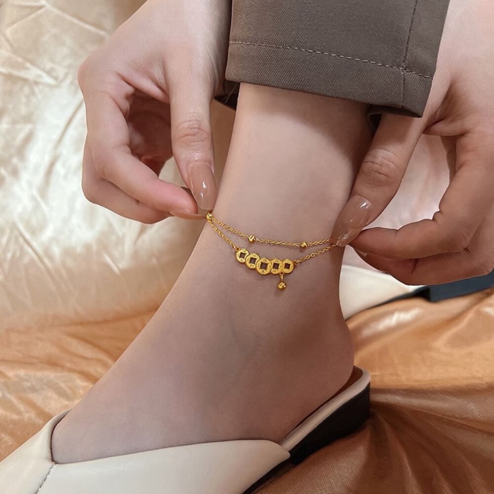 Tinkle Double Layer Anklet