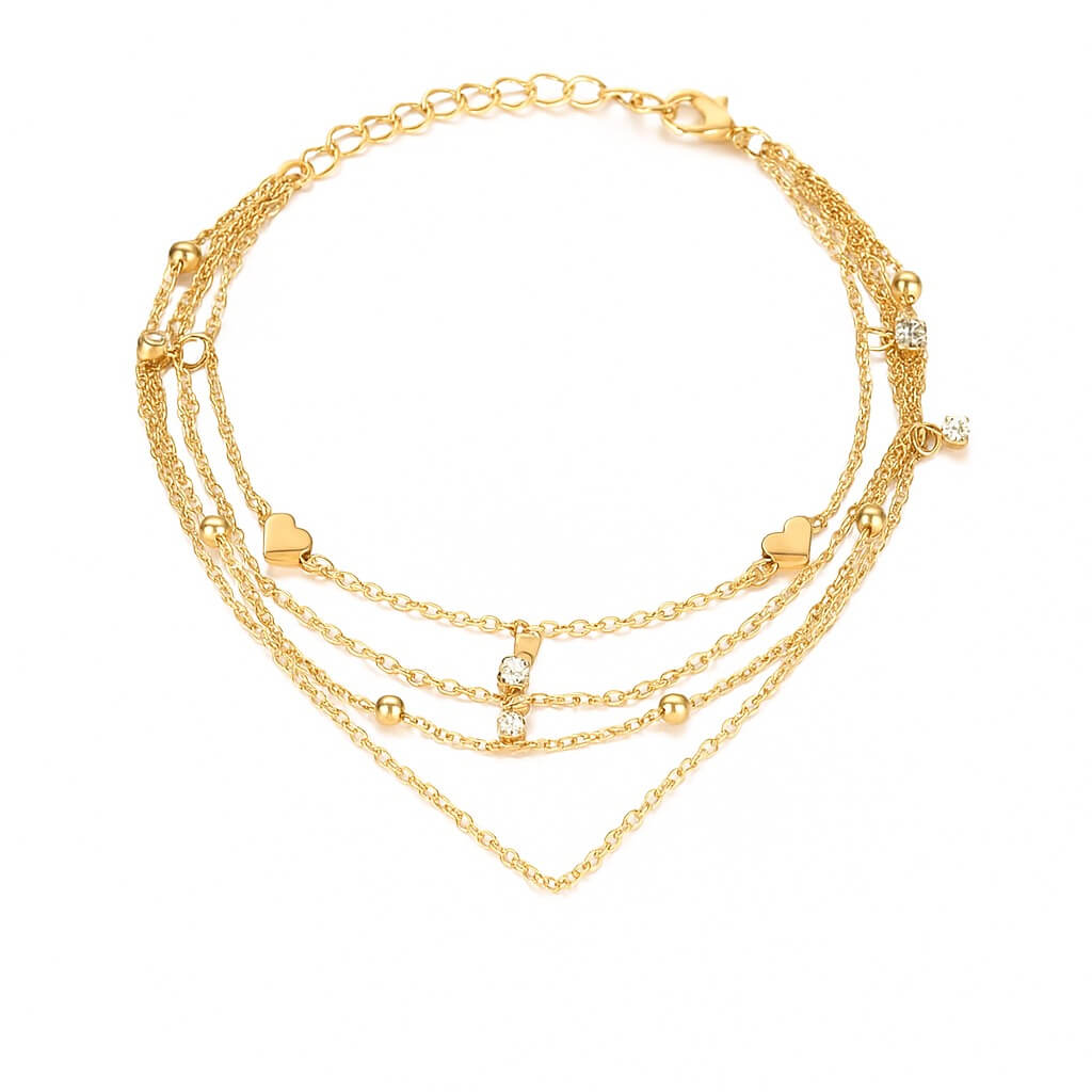 Multi Layers Starshine Anklet