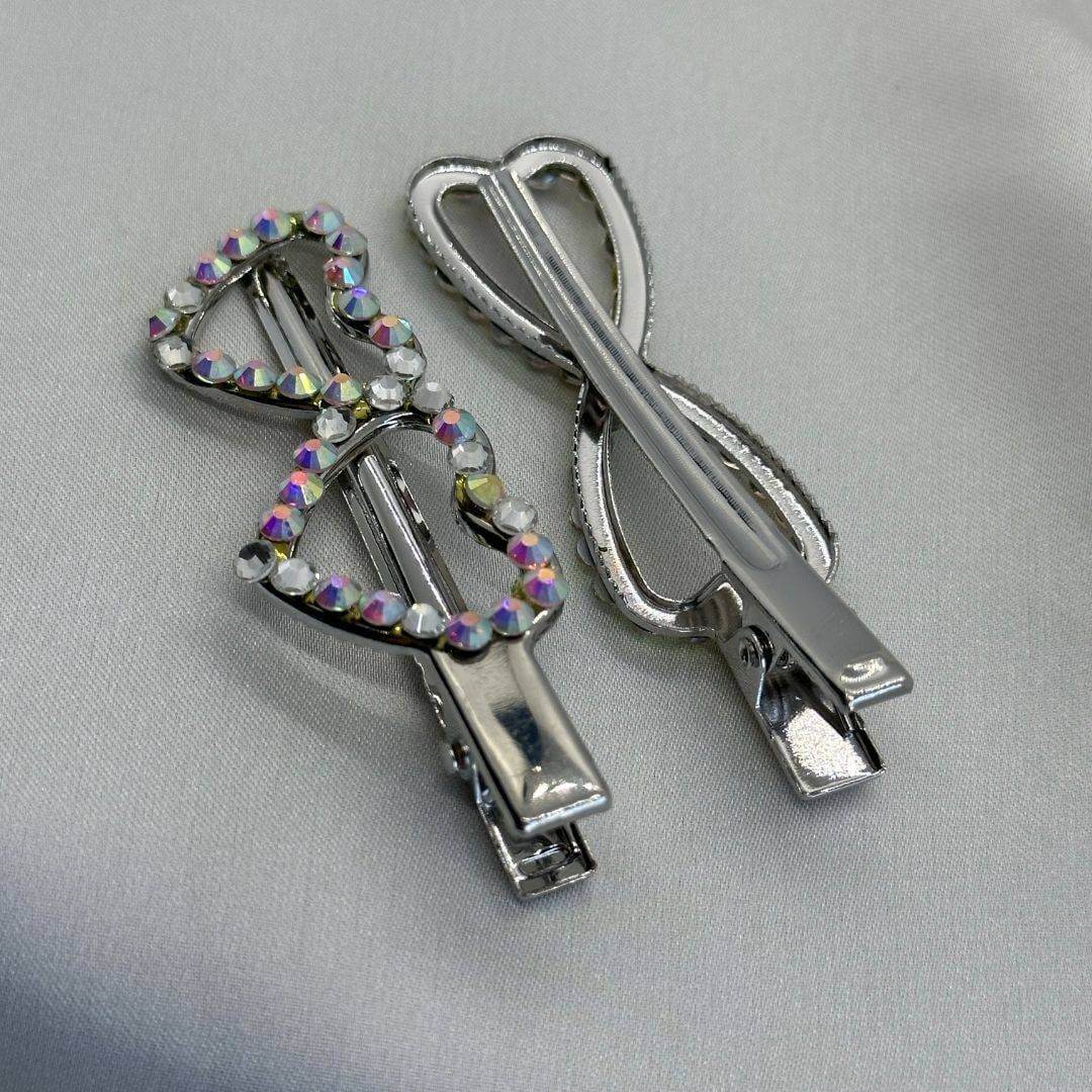 Heart Shaped Hair Pin Pack of 2