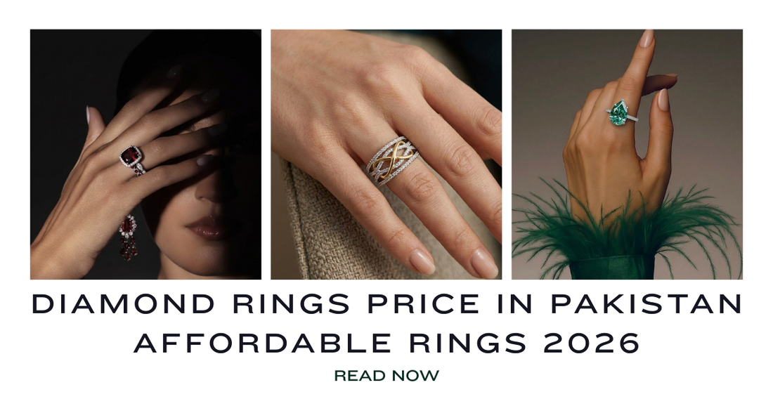 Diamond Rings Price in Pakistan | Affordable Rings 2026 – Zalika Women