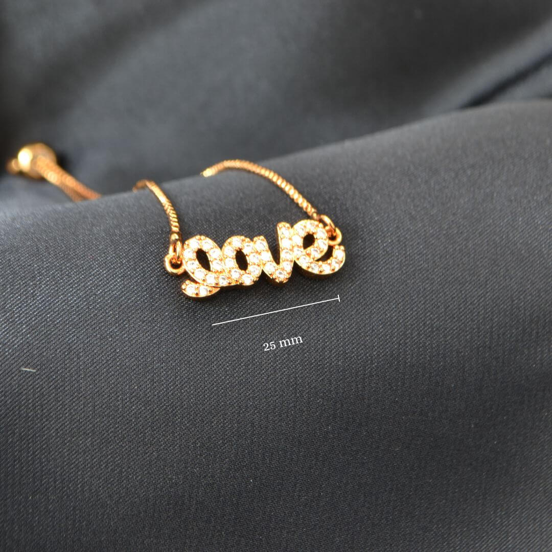 Simple Love Gold Bracelet