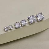 AAA Cubic Zirconia Rectangle Stud Earrings
