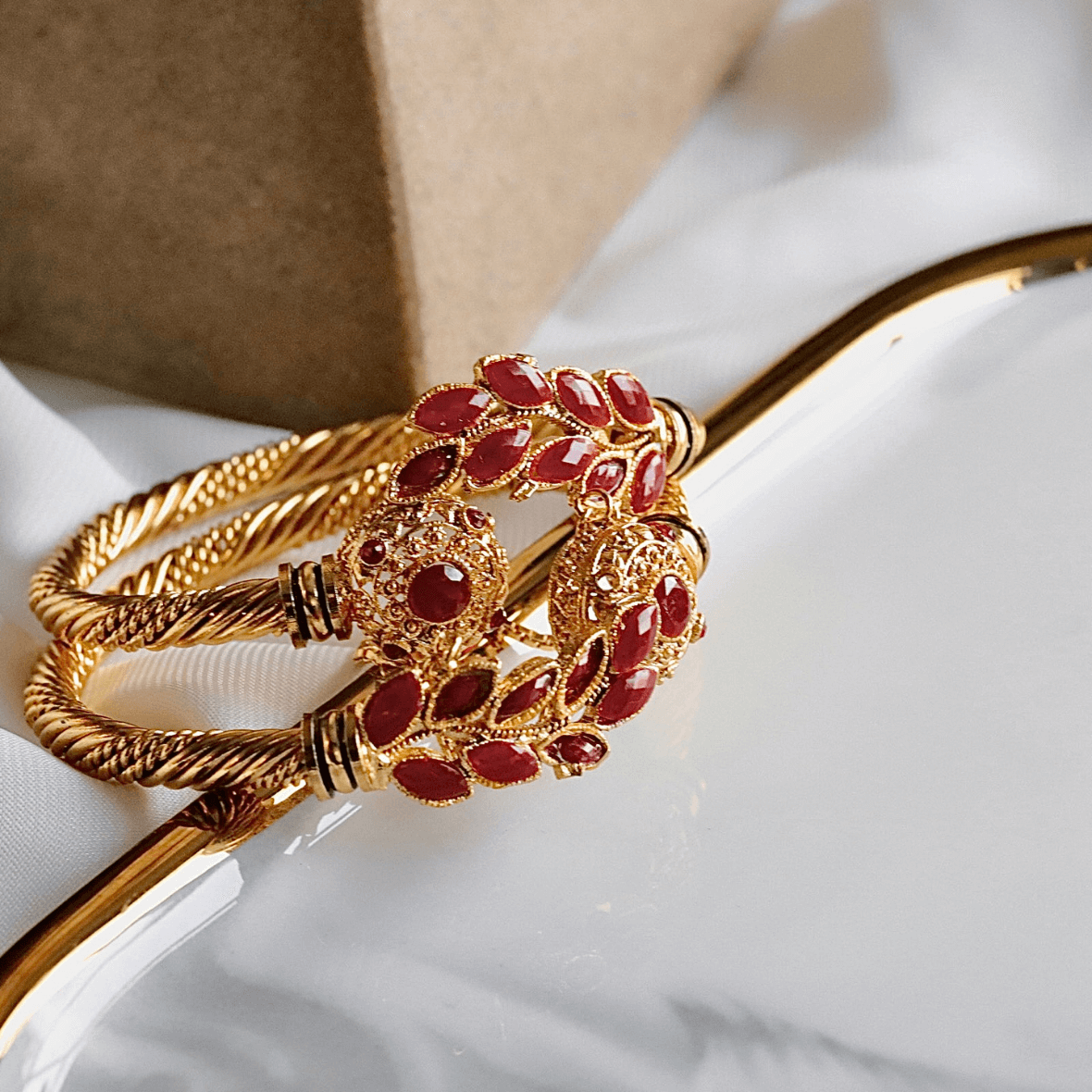 Traditional Leaf Karra Pair