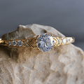 Big zircon Bangle
