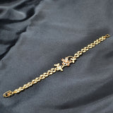 Ruby Thick Chain Bracelet