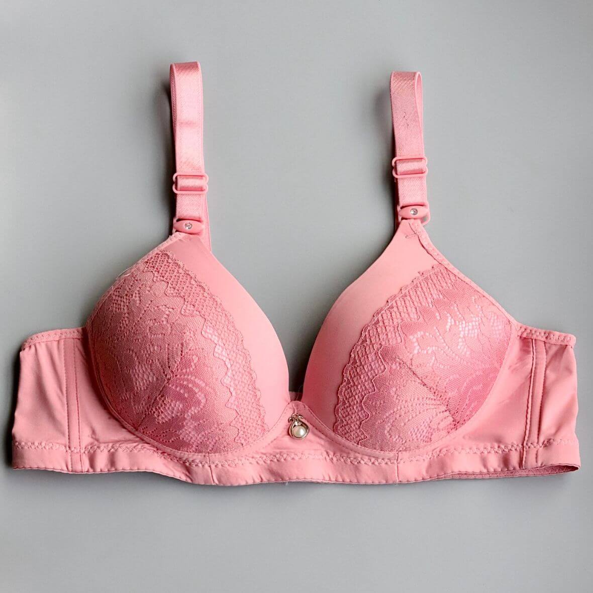 Fancy Lace Comfortable Pushup Bra