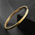 Uni Sex Solid Color Bracelets-Gold