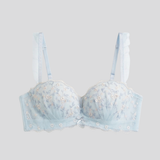 Spring Floral Pushup Bra