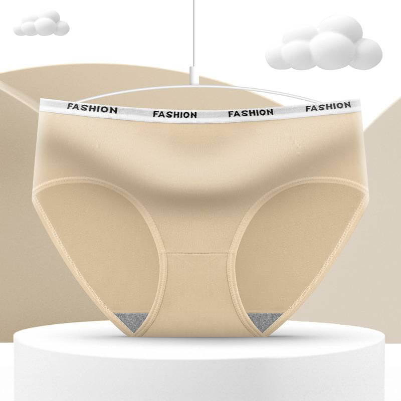 Cotton Stretchable  panties Pack Of 2 (Black , Skin )