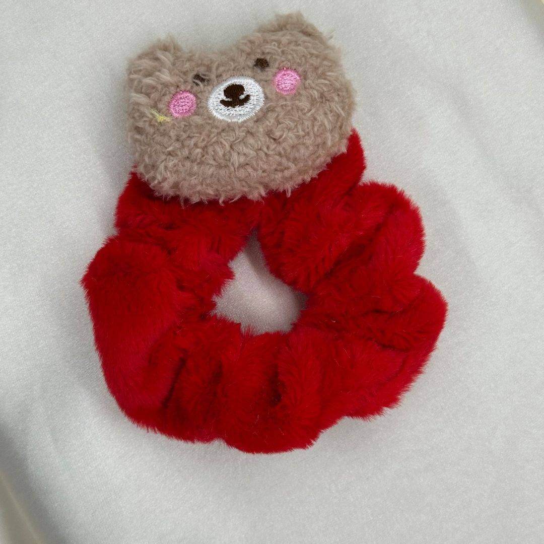 Young Girls Two Colors Hair Scrunchies