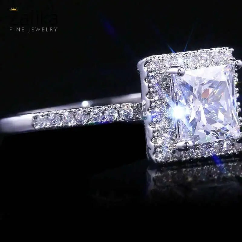 Elegant Cubic Zirconia Wedding Ring