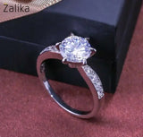 6 Claws Cubic 925 Silver Ring