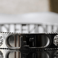 Stainless Steel Zirconia Bangle