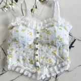 French Style Fancy top with strap