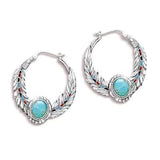Ethnic Circle Earrings