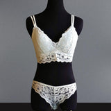Fancy Lace Wireless Pushup Bra
