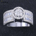 Luxury Unique Design Zircon Ring