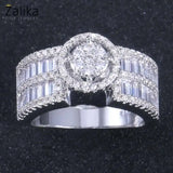 Luxury Unique Design Zircon Ring